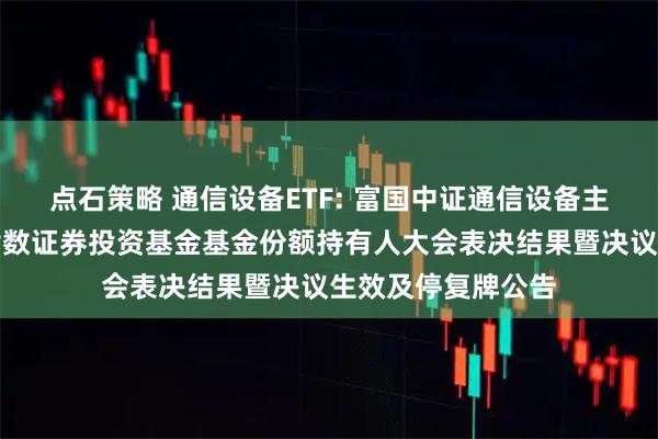 点石策略 通信设备ETF: 富国中证通信设备主题交易型开放式指数证券投资基金基金份额持有人大会表决结果暨决议生效及停复牌公告